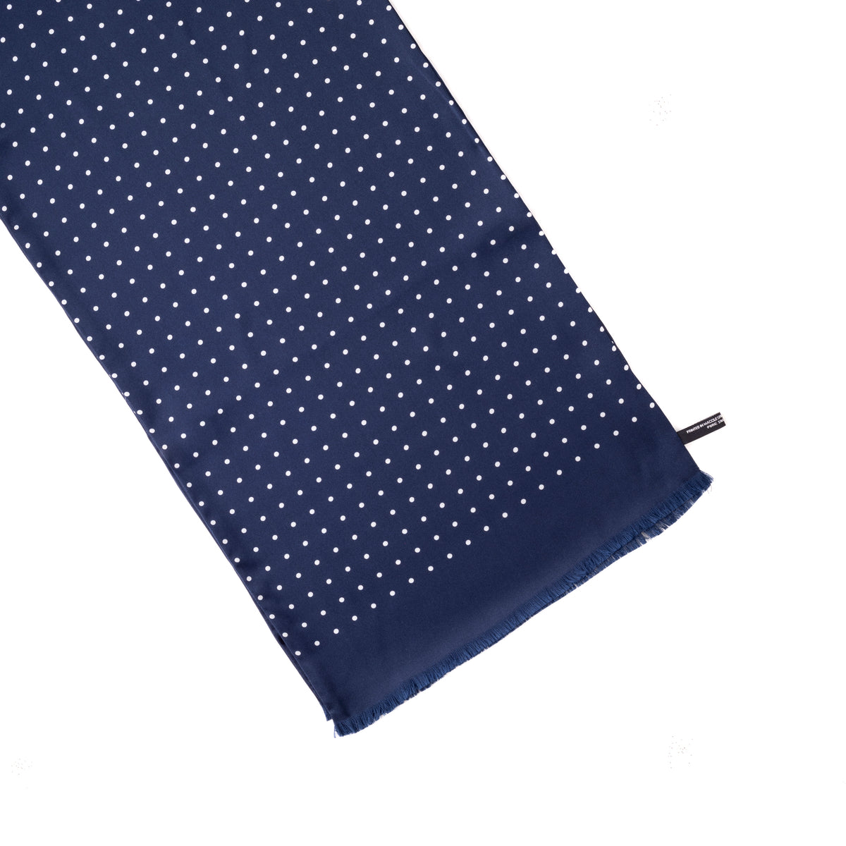 Silk Satin Polka Dot Scarf