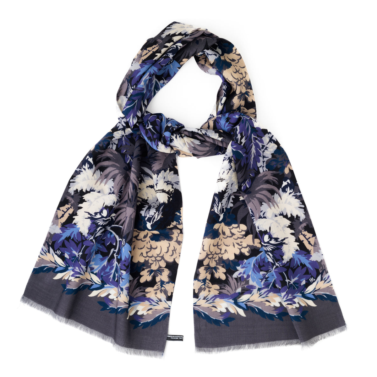 Botanical Scene Scarf