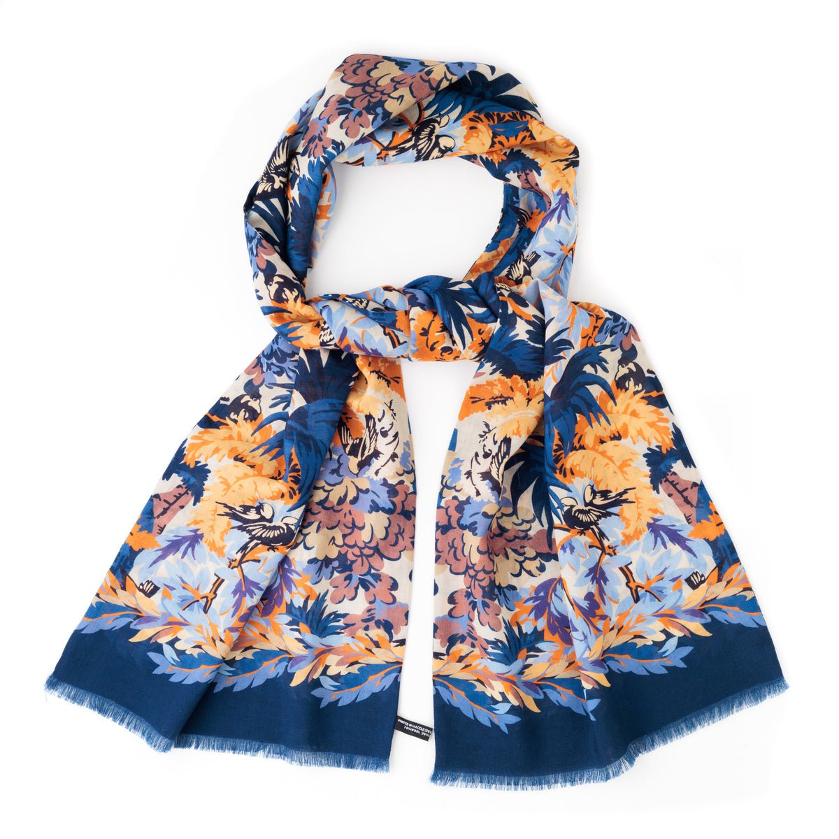 Botanical Scene Scarf