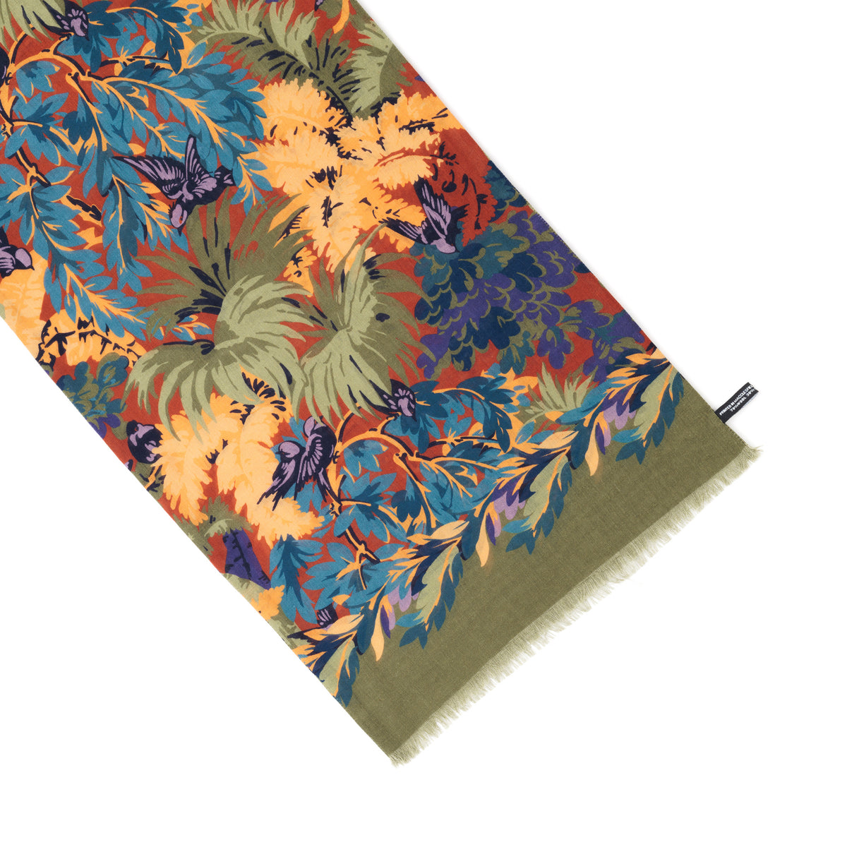 Botanical Scene Scarf