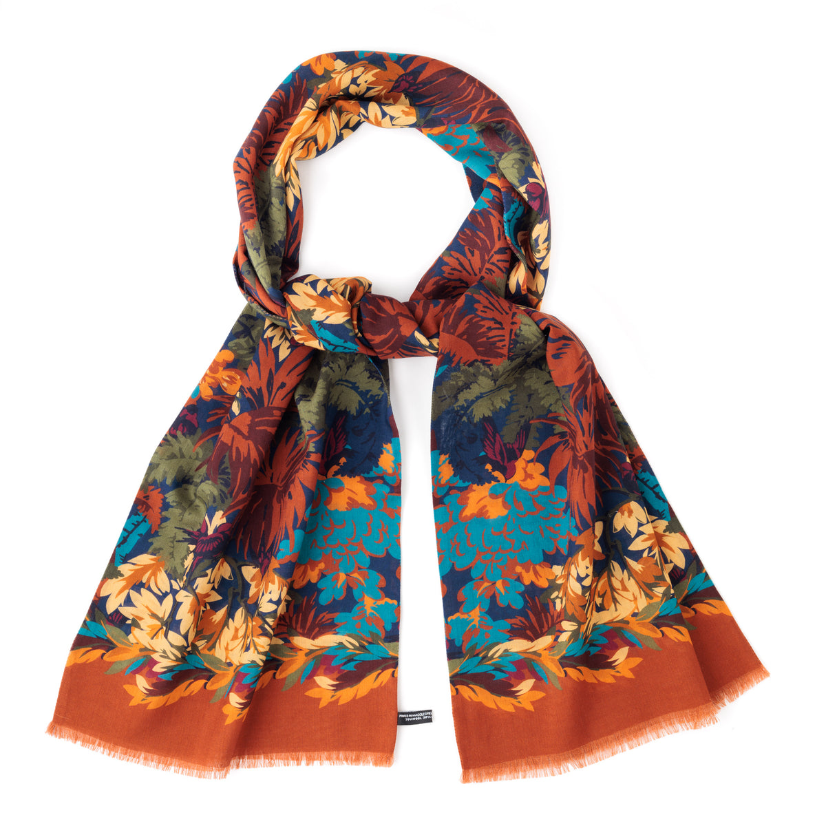 Botanical Scene Scarf