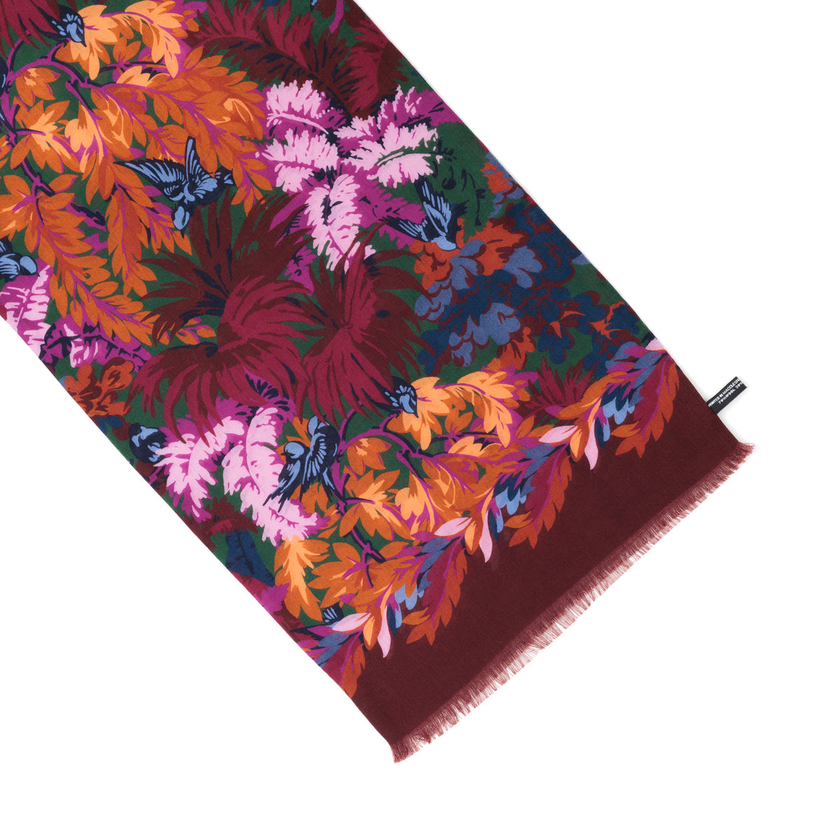 Botanical Scene Scarf